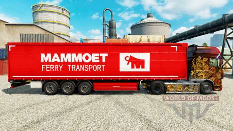 Mammoet skin für Trailer für Euro Truck Simulator 2