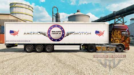 Haut-American-Truck-Promotion-Trailer für Euro Truck Simulator 2