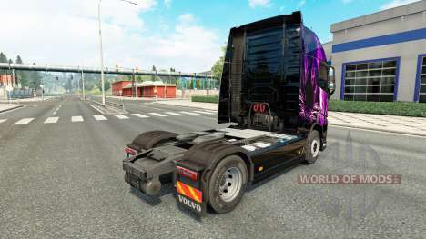 Violet peau de Tigre pour Volvo camion pour Euro Truck Simulator 2