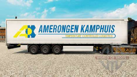 La peau Amerongen Kamphuis sur un rideau semi-re pour Euro Truck Simulator 2