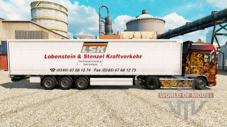 La peau LSK pour les remorques pour Euro Truck Simulator 2