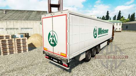 Haut Wekawe für Anhänger für Euro Truck Simulator 2