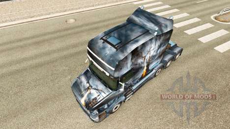 Dragon v2 de la peau pour camion Scania T pour Euro Truck Simulator 2