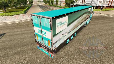 Semitrailer refrigerator Schmitz Siemens pour Euro Truck Simulator 2