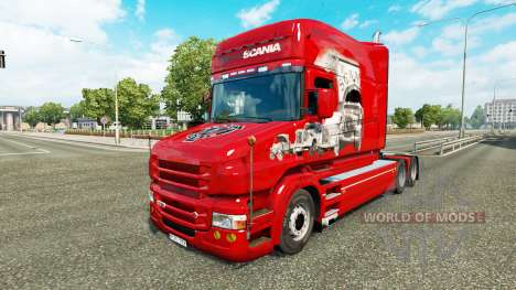 La peau Scania Histoire sur le camion Scania T pour Euro Truck Simulator 2