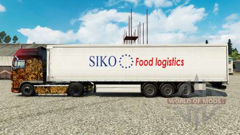 Haut Siko Food Logistics für Anhänger für Euro Truck Simulator 2