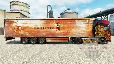 La peau de Monsanto pour les remorques pour Euro Truck Simulator 2