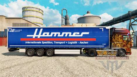La peau Marteau Groupe sur semi pour Euro Truck Simulator 2