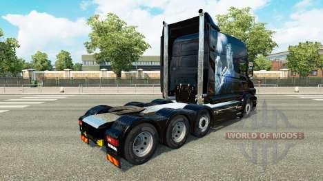 White Cheetah-Haut-für truck Scania T für Euro Truck Simulator 2