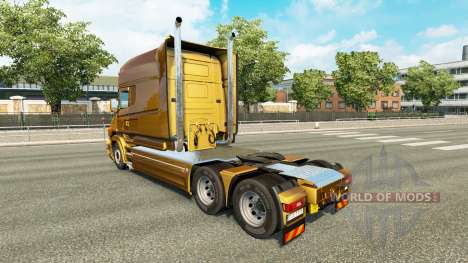 Peau métallique pour Scania T camion pour Euro Truck Simulator 2