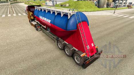 La peau Calduran ciment semi-remorque pour Euro Truck Simulator 2