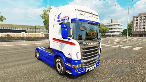 Haut für Mammut Traktor Scania für Euro Truck Simulator 2