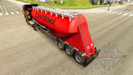 Haut Comcremix Zement semi-trailer für Euro Truck Simulator 2
