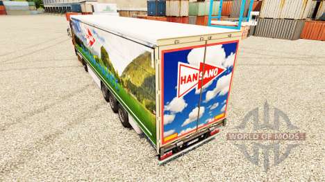 Han Sano de la peau pour les remorques pour Euro Truck Simulator 2