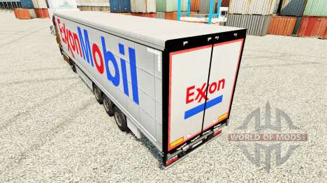 Exxon Mobil peau pour les remorques pour Euro Truck Simulator 2