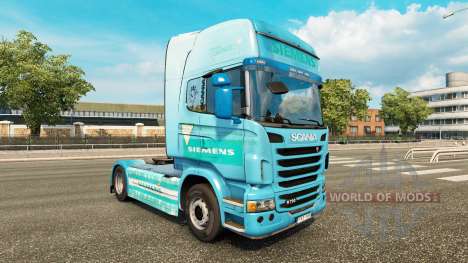 Siemens peau pour Scania camion pour Euro Truck Simulator 2