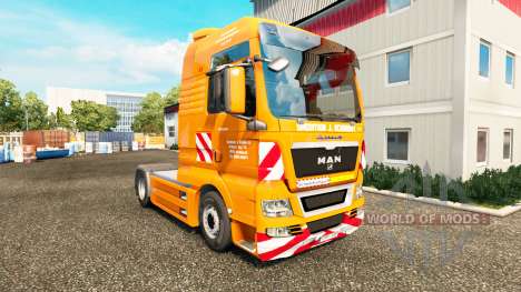 J. Eckhardt Spedition peau v1.8 le tracteur HOMM pour Euro Truck Simulator 2