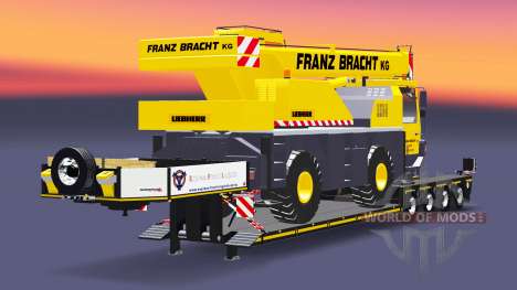 Niedrige sweep-LKW-Kran Liebherr LTM 1030 für Euro Truck Simulator 2
