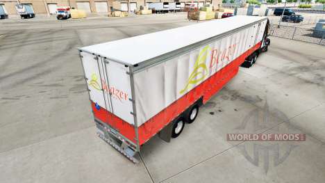Haut Beazer Homes auf einen Vorhang semi-trailer für American Truck Simulator