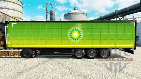 La peau de BP sur semi pour Euro Truck Simulator 2