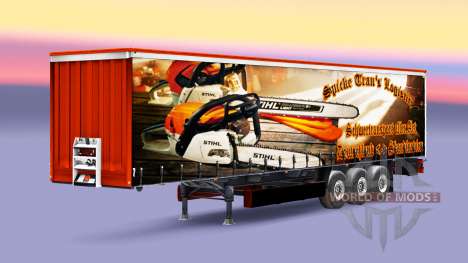 Die Spike Trans Logistic Haut für Anhänger für Euro Truck Simulator 2