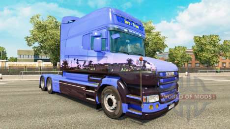 Euro Trans peau pour Scania T camion pour Euro Truck Simulator 2