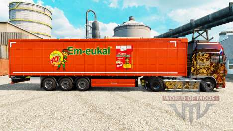La peau Kinder Em-eukal sur semi pour Euro Truck Simulator 2