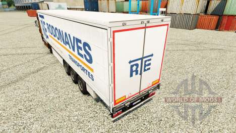Die RTE Rodonaves Transportes Haut für Anhänger für Euro Truck Simulator 2
