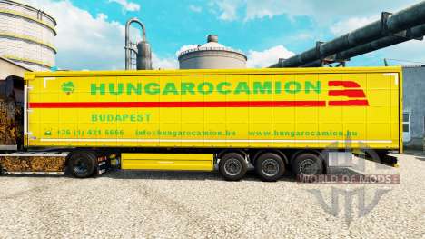 Hungarocamion de la peau pour les remorques pour Euro Truck Simulator 2