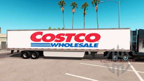 Haut Costco Wholesale extended trailer für American Truck Simulator