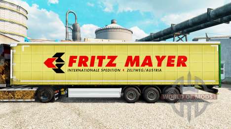 La peau Fritz Mayer sur semi pour Euro Truck Simulator 2