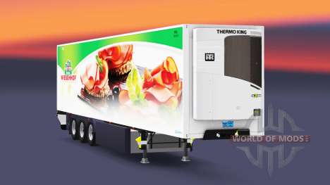 Semitrailer reefer EN Wiesenhof für Euro Truck Simulator 2