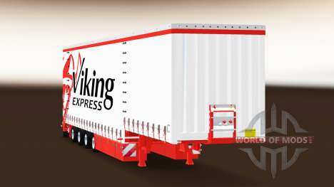 Vorhang Auflieger Krone Viking Express für Euro Truck Simulator 2
