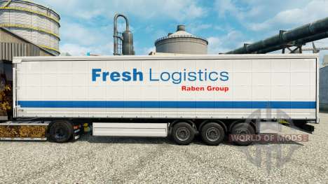 Frais de la Logistique de la peau pour les remor pour Euro Truck Simulator 2