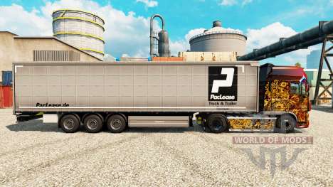 PacLease de la peau pour les remorques pour Euro Truck Simulator 2