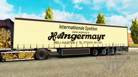 Rideau semi-remorque Vogelzang Angermayr pour Euro Truck Simulator 2