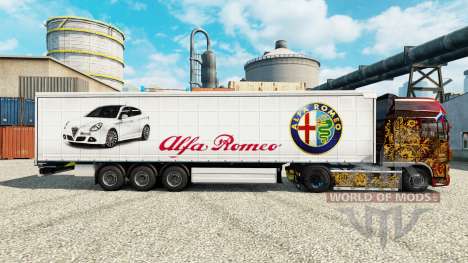 Alfa Romeo Haut für Anhänger für Euro Truck Simulator 2