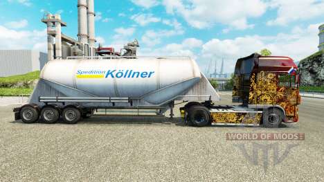 La peau Spedition Kollner ciment semi-remorque pour Euro Truck Simulator 2
