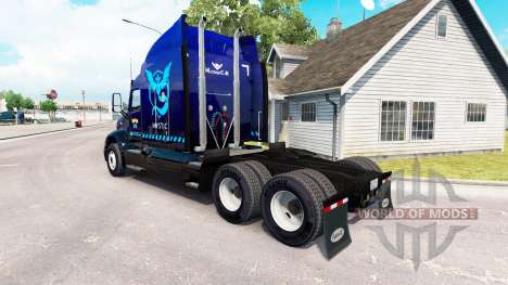 Mystique de la peau pour le camion Peterbilt 579 pour American Truck Simulator