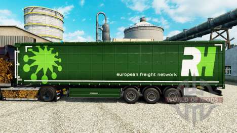 La peau RH pour les semi-remorques pour Euro Truck Simulator 2