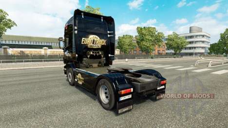 La peau Euro Truck Simulator pour camion Scania pour Euro Truck Simulator 2