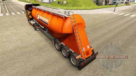 Haut Fangmann Zement semi-trailer für Euro Truck Simulator 2