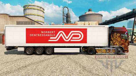 Norbert Dentressangle Haut für Anhänger für Euro Truck Simulator 2