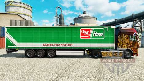 La peau GM imt Mobeltransport pour les remorques pour Euro Truck Simulator 2