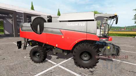 Je Rostselmash 760 Tora rouge pour Farming Simulator 2017