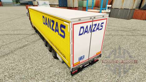 Haut Danzas Logistik für Anhänger für Euro Truck Simulator 2
