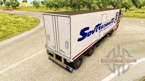 Die Auflieger-Kühlschrank Odaz 9786 Sovtransavto für Euro Truck Simulator 2