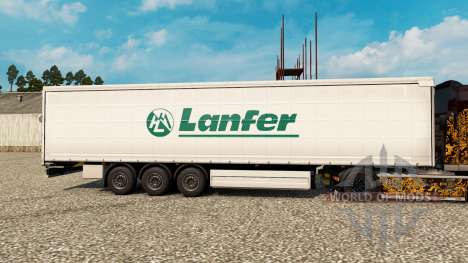 Haut Lanfer Logistik für Anhänger für Euro Truck Simulator 2