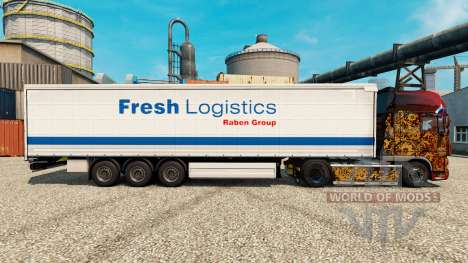 Frische-Logistik-Haut für Anhänger für Euro Truck Simulator 2