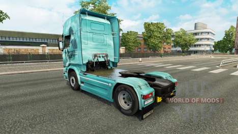 Crâne de la peau pour camion Scania pour Euro Truck Simulator 2